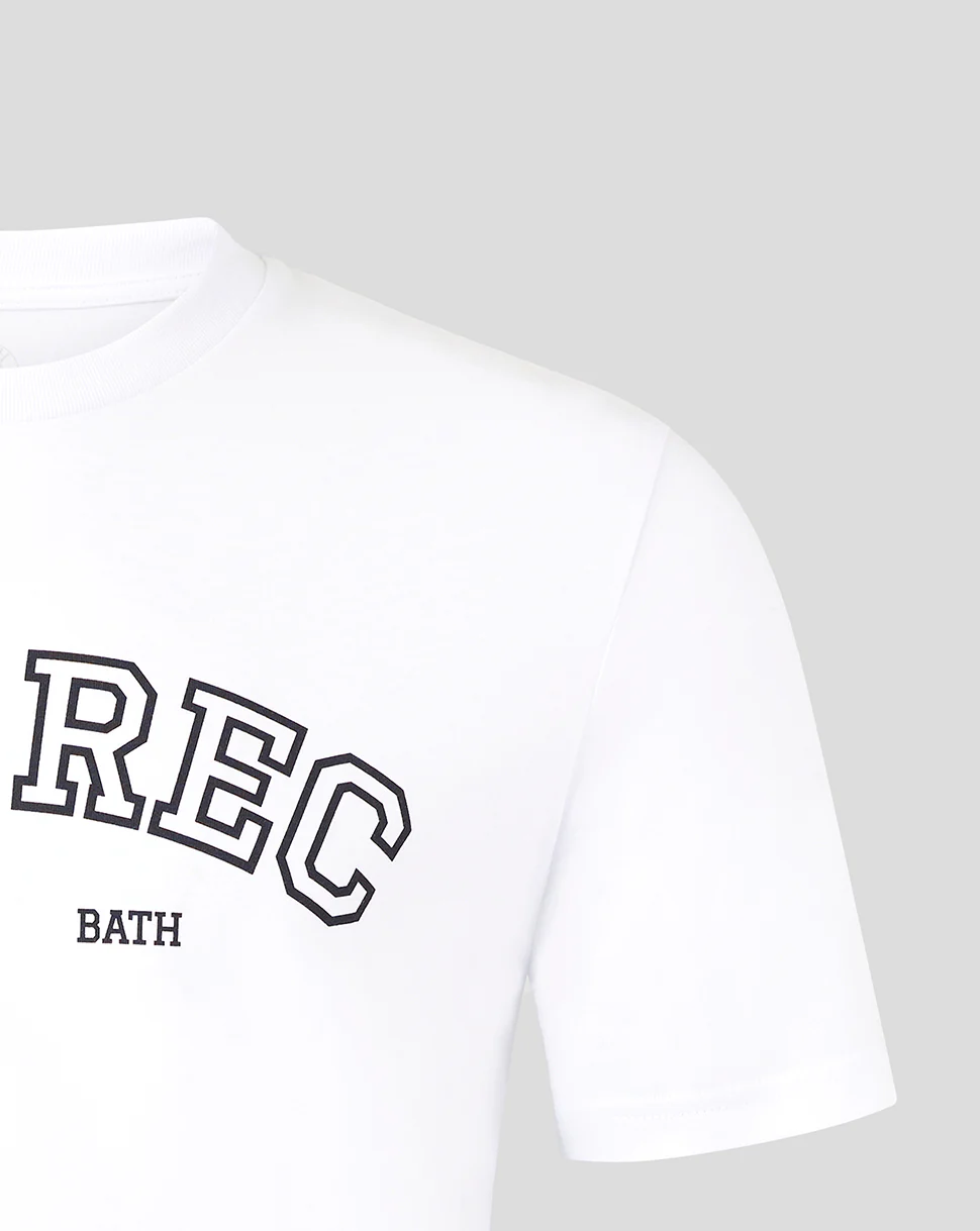 BATH RUGBY THE REC TEE - WHITE - Image 3