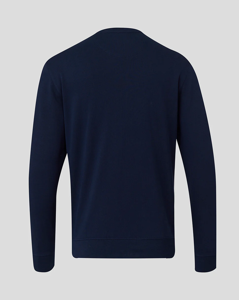 BATH RUGBY VARSITY CREW SWEATSHIRT - FRENCH NAVY - Image 4