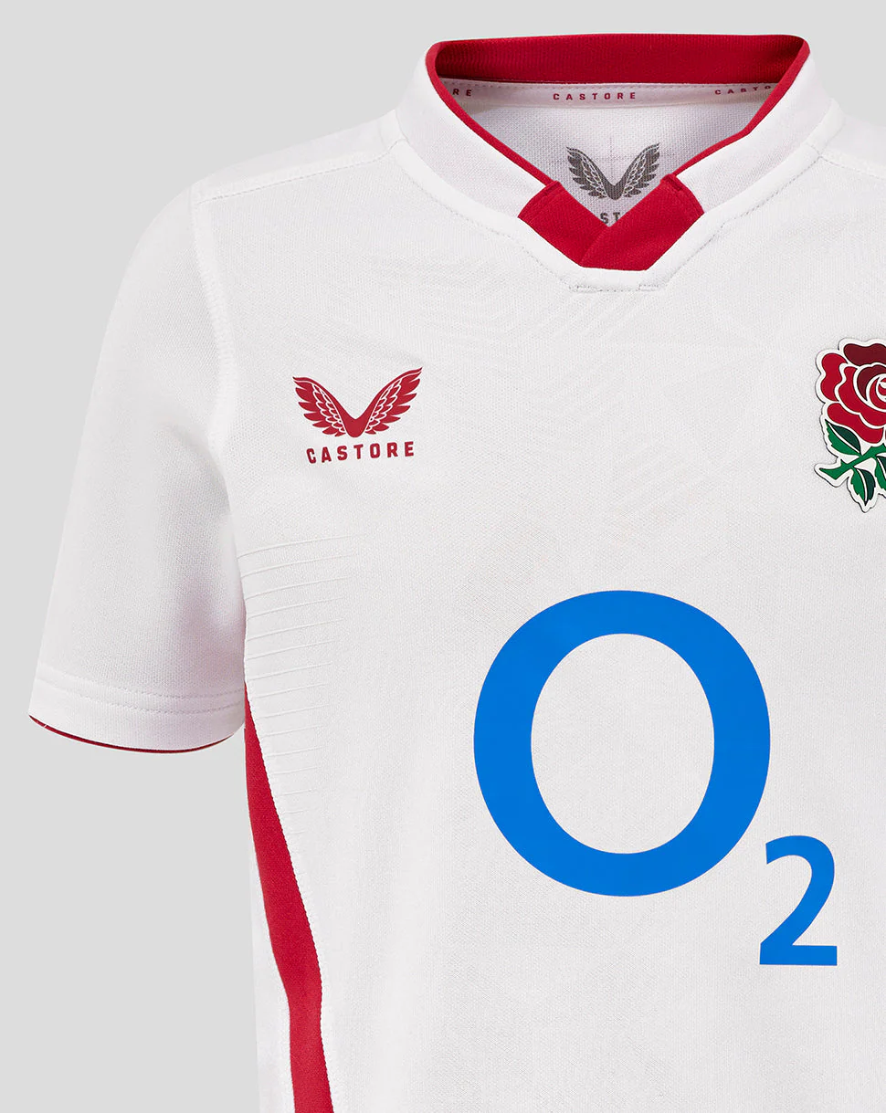 Junior England Rugby 25/26 Home Pro Shirt - Brilliant White - Image 4