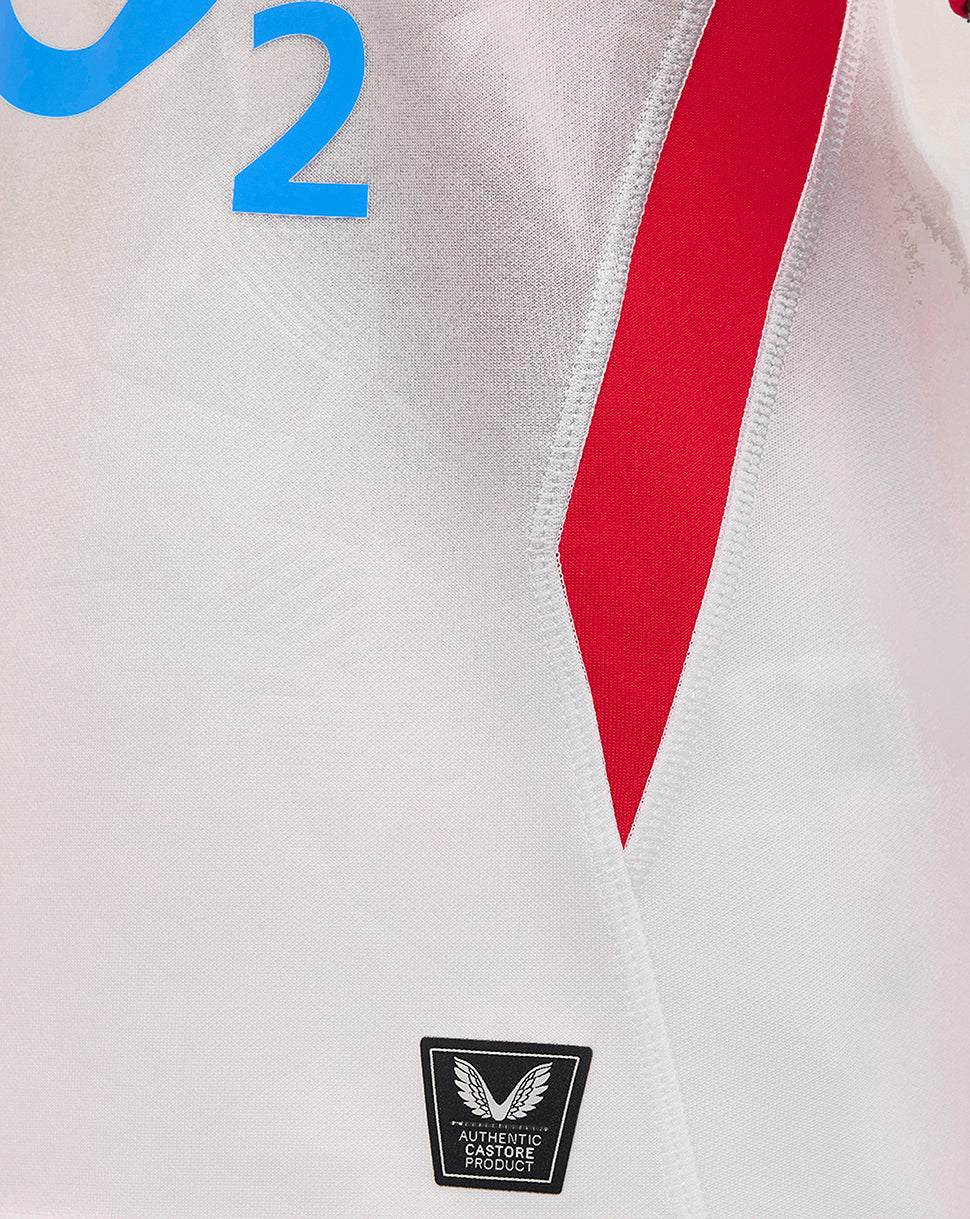 Junior England Rugby 25/26 Home Shirt - Brilliant White - Image 5