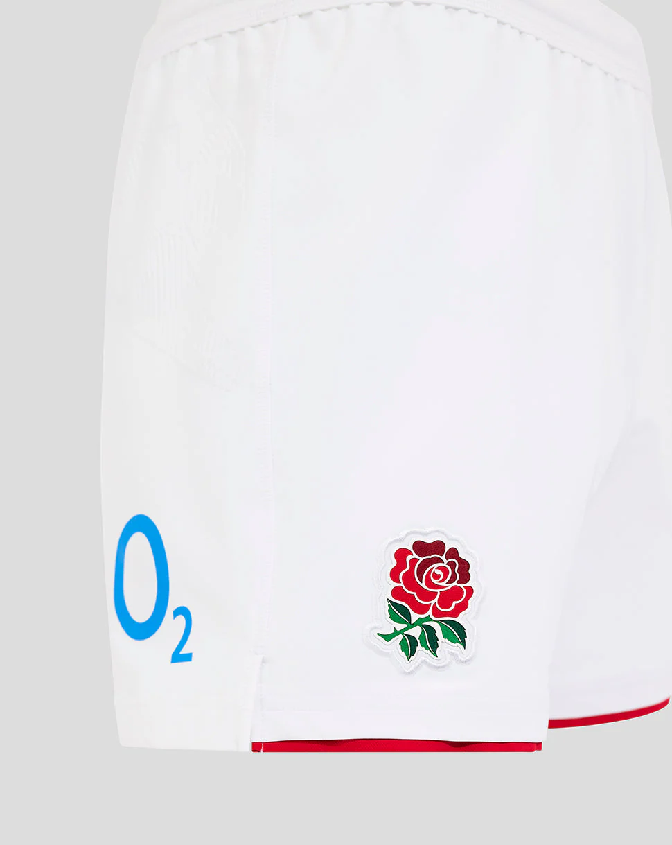 Men’s England Rugby 25/26 Home Pro Shorts – Brilliant White - Image 3