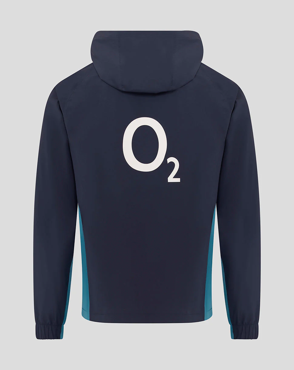 Men’s England Rugby 25/26 Performance Long Sleeve Rain Jacket – Inkwell - Image 2