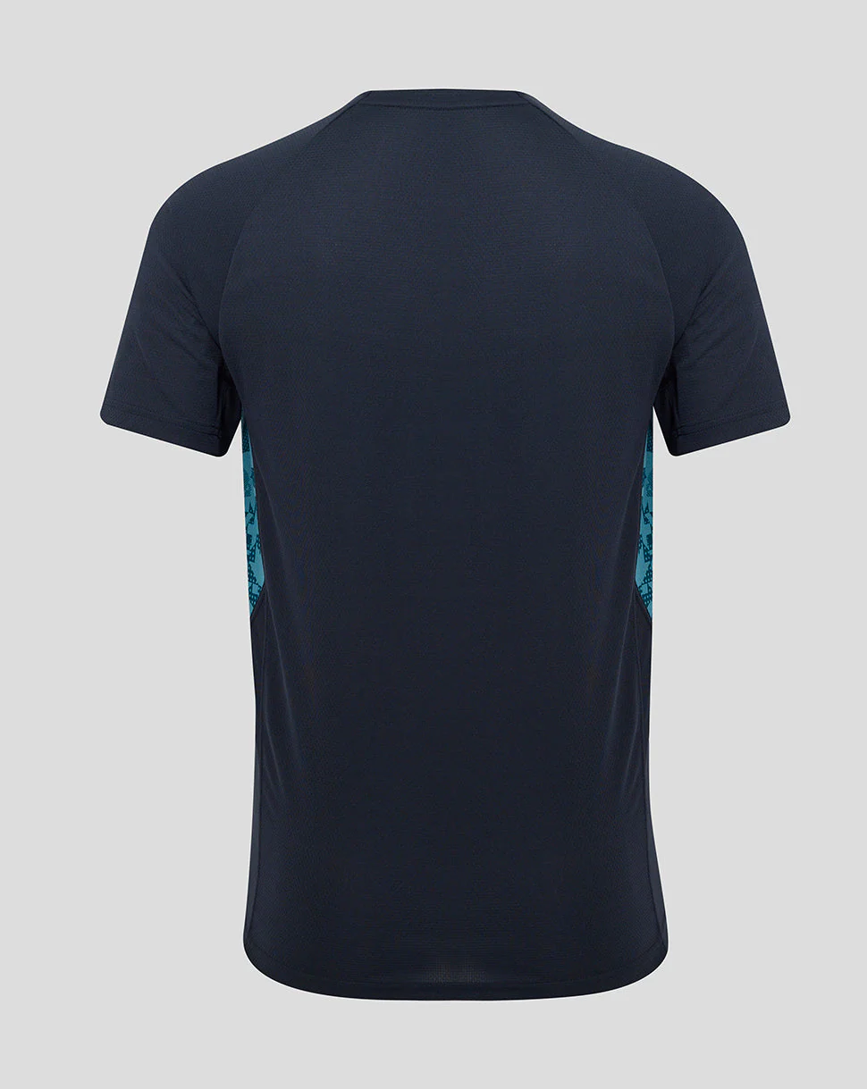 Men’s England Rugby 25/26 Performance Short Sleeve T-Shirt – Inkwell - Image 2