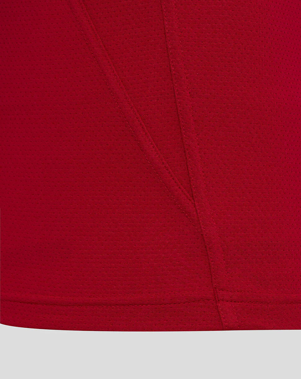 Men’s England Rugby 25/26 Pre Match Short Sleeve T-Shirt – Jester Red - Image 5