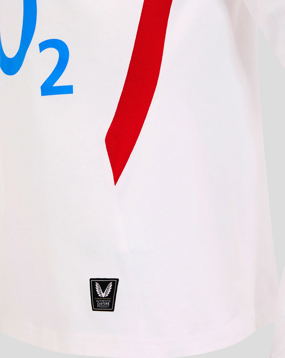 Women’s England Rugby 25/26 Home Classic Long Sleeve Shirt – Brilliant White - Image 5