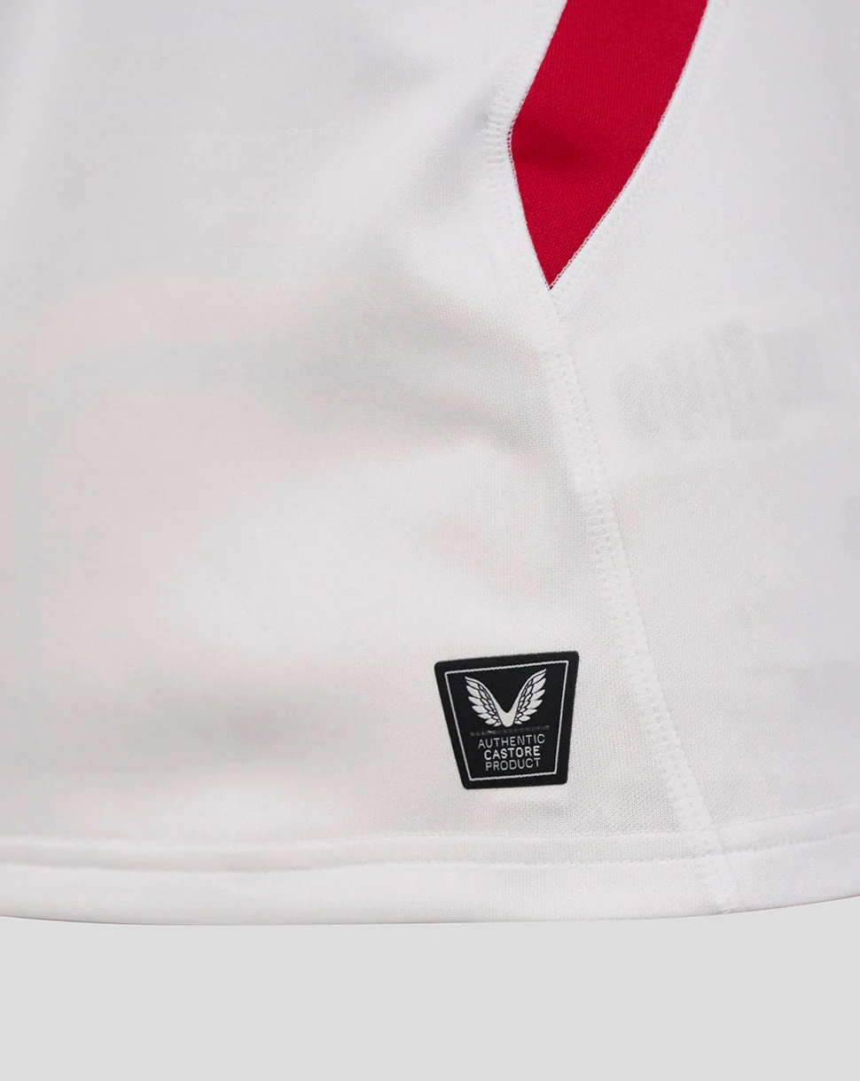 Women’s England Rugby 25/26 Home Short Sleeve Shirt – Brilliant White - Image 5