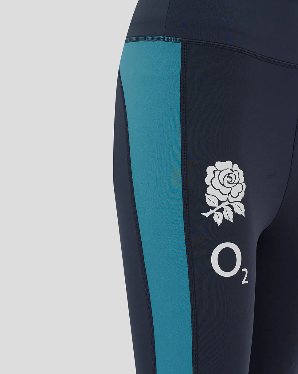 Women’s England Rugby 25/26 Performance Leggings – Inkwell - Image 3