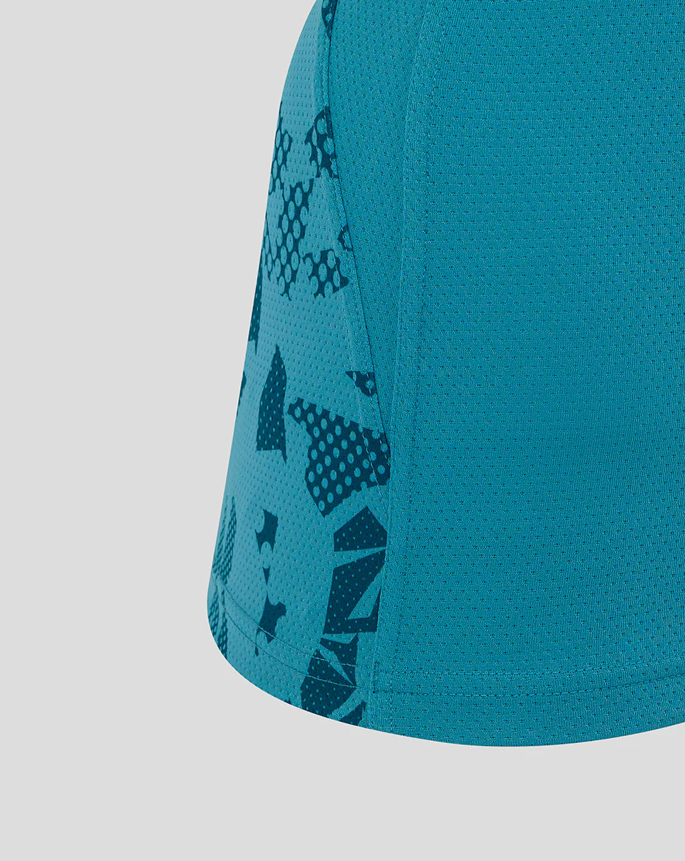 Women’s England Rugby 25/26 Performance Sleeveless Racer Back  – Storm Blue - Image 5