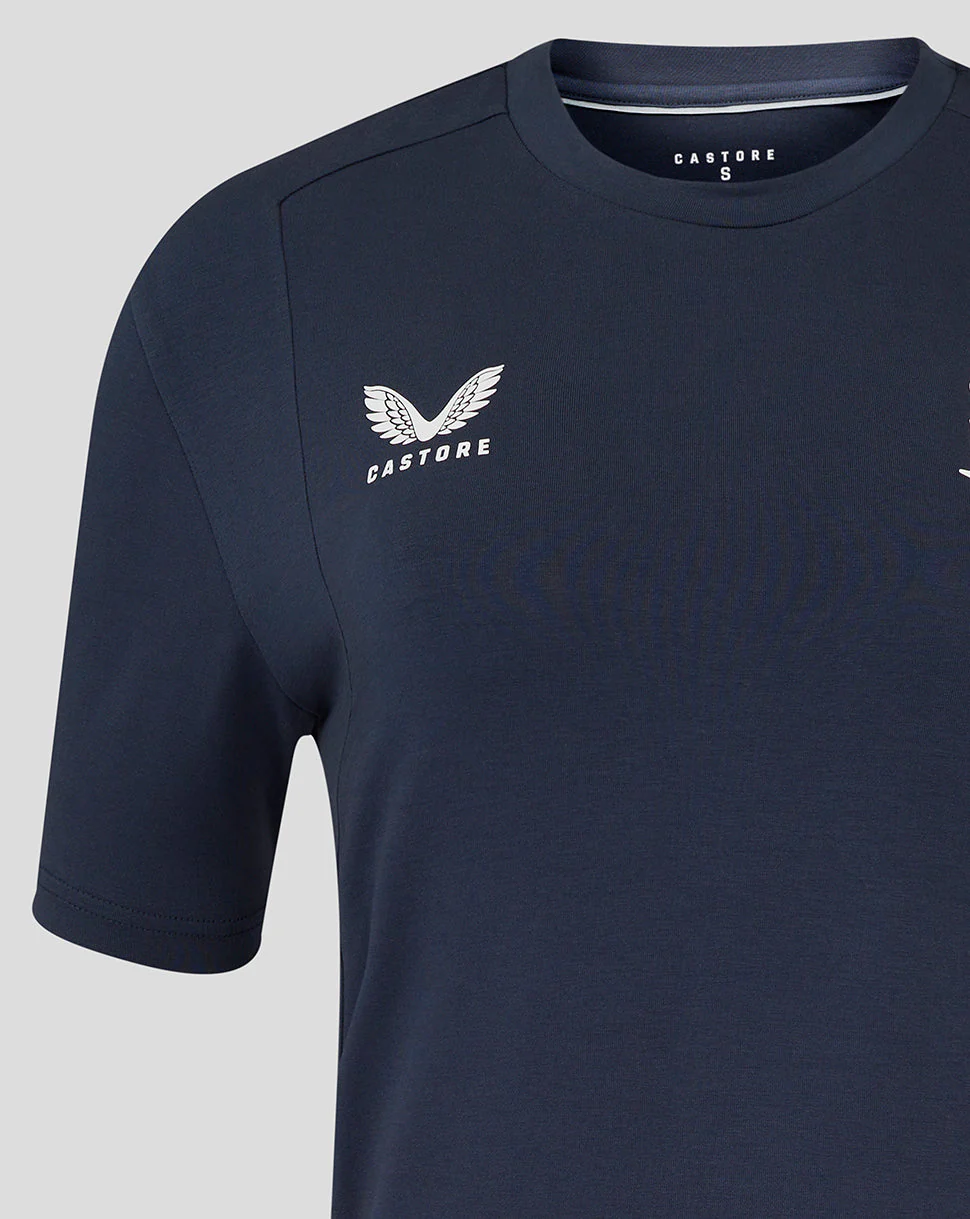 Women's England Rugby 25/26 Travel Short Sleeve Tee - Inkwell - Image 3