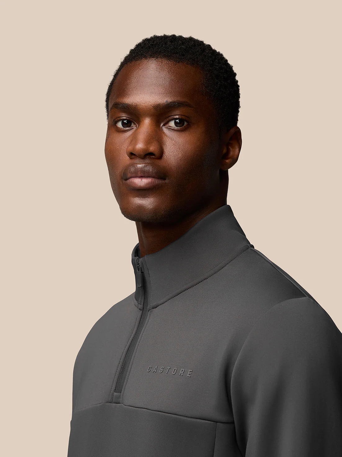 Flex 1/4 Zip Sweatshirt - Charcoal - Image 3