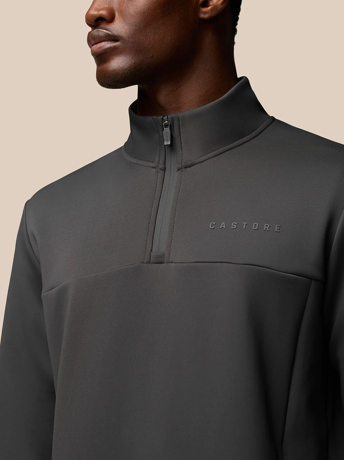 Flex 1/4 Zip Sweatshirt - Charcoal - Image 4