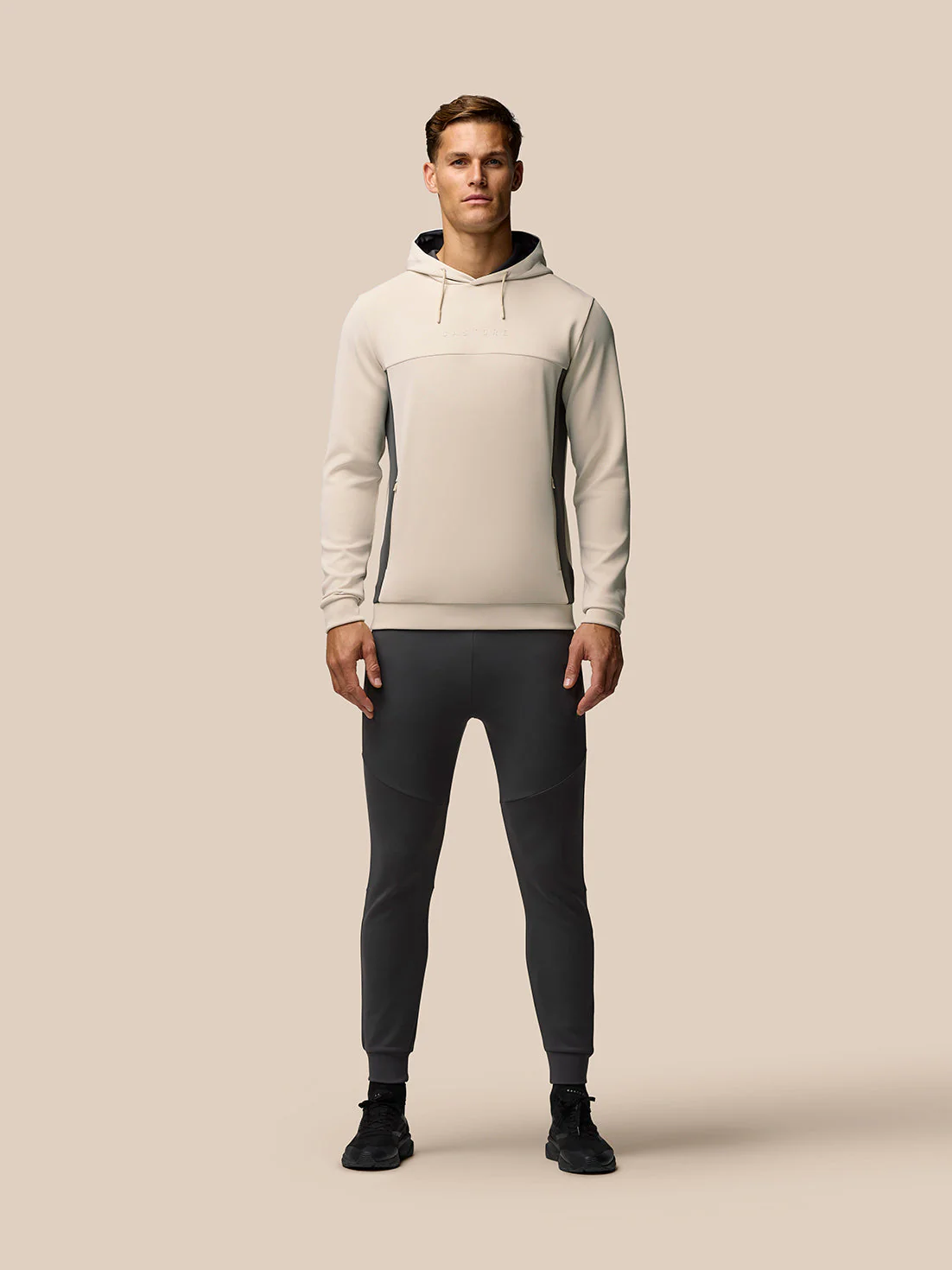 Flex Lifestyle Hoodie - Beige - Image 5