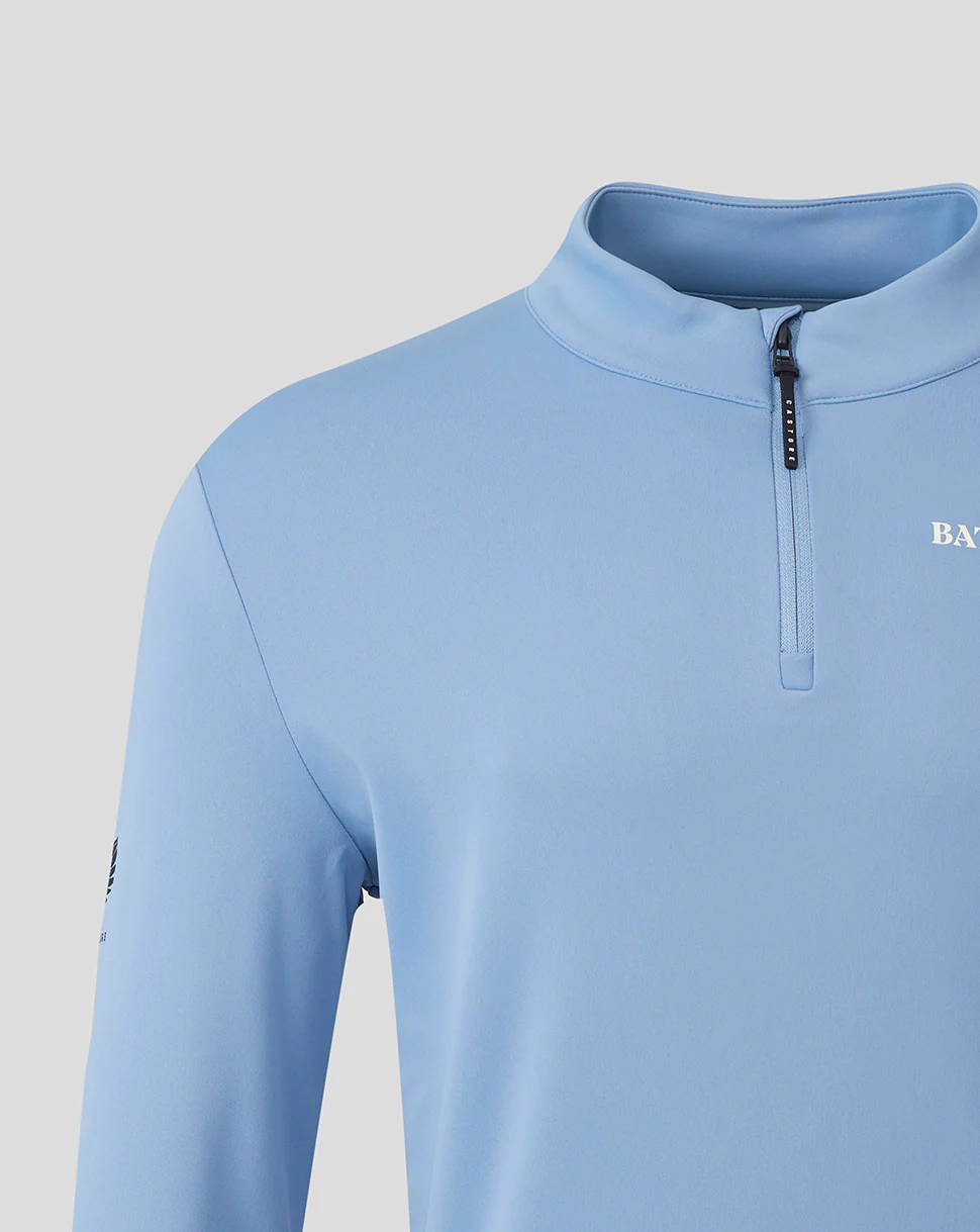 GOLF CLUB CLASSIC QUARTER ZIP LS TOP - SKY BLUE - Image 3