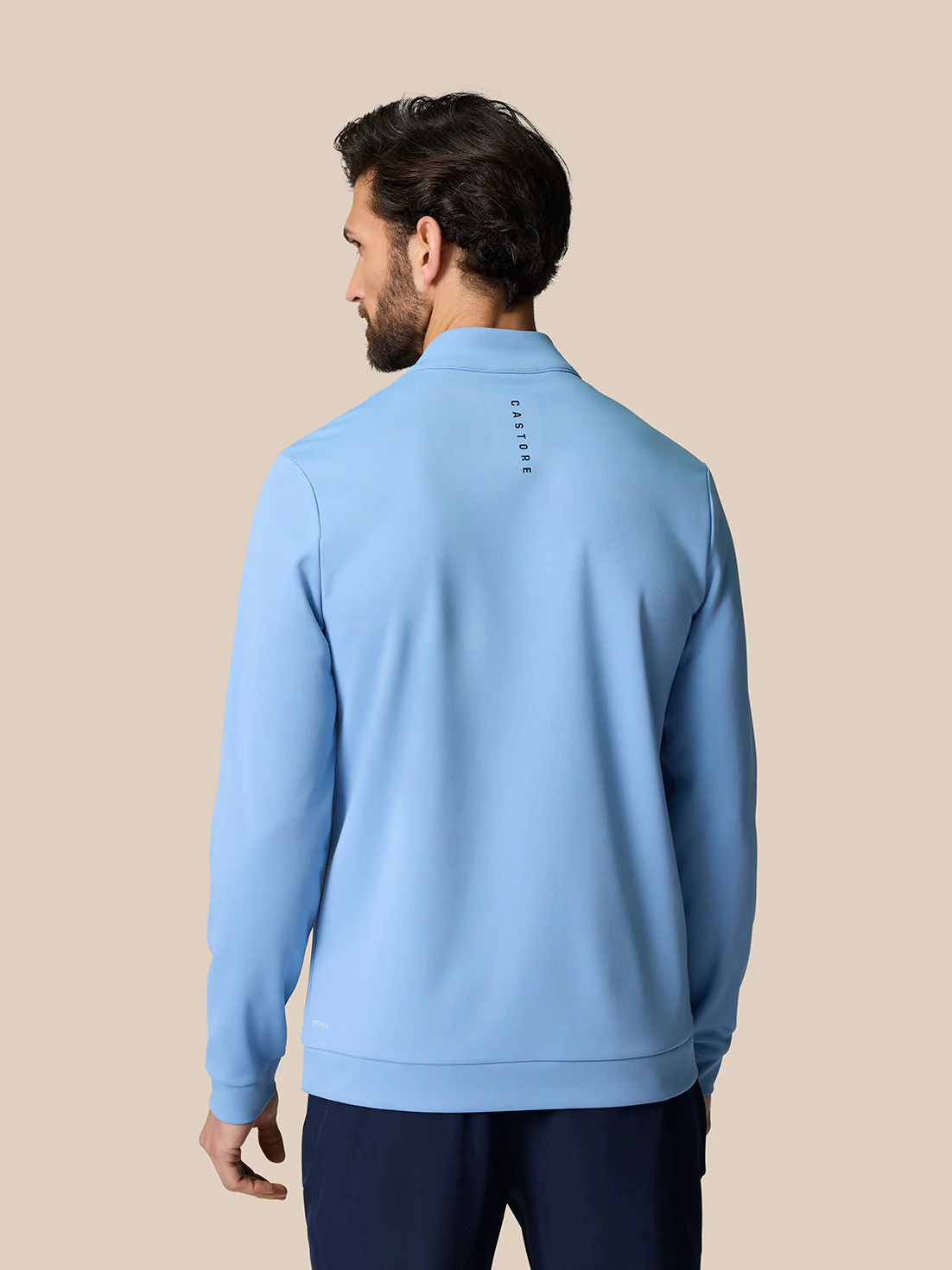 Golf Club Classic Quarter Zip Top  - Sky Blue - Image 2