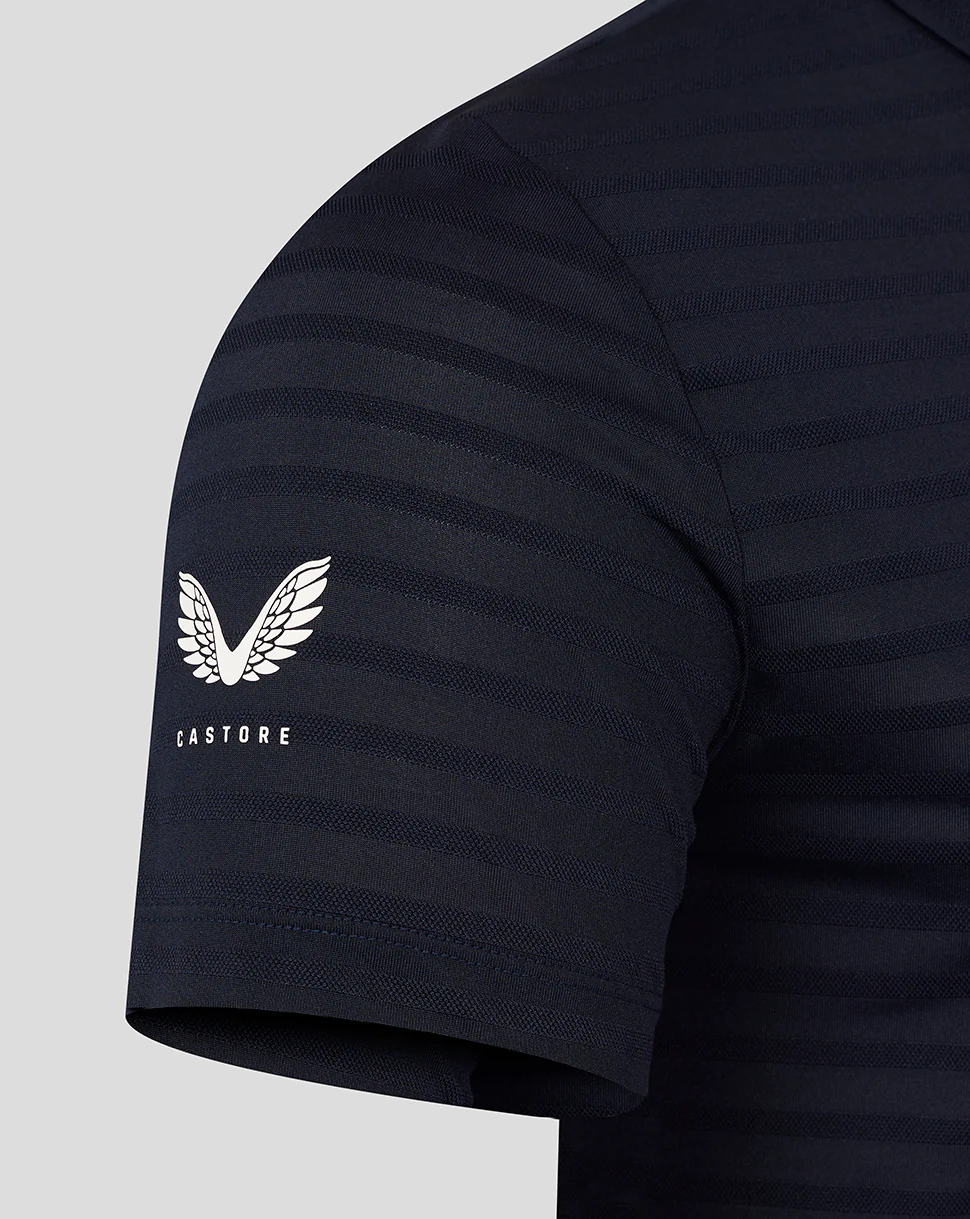 GOLF PINNACLE PIQUE STRIPE POLO - NAVY - Image 5