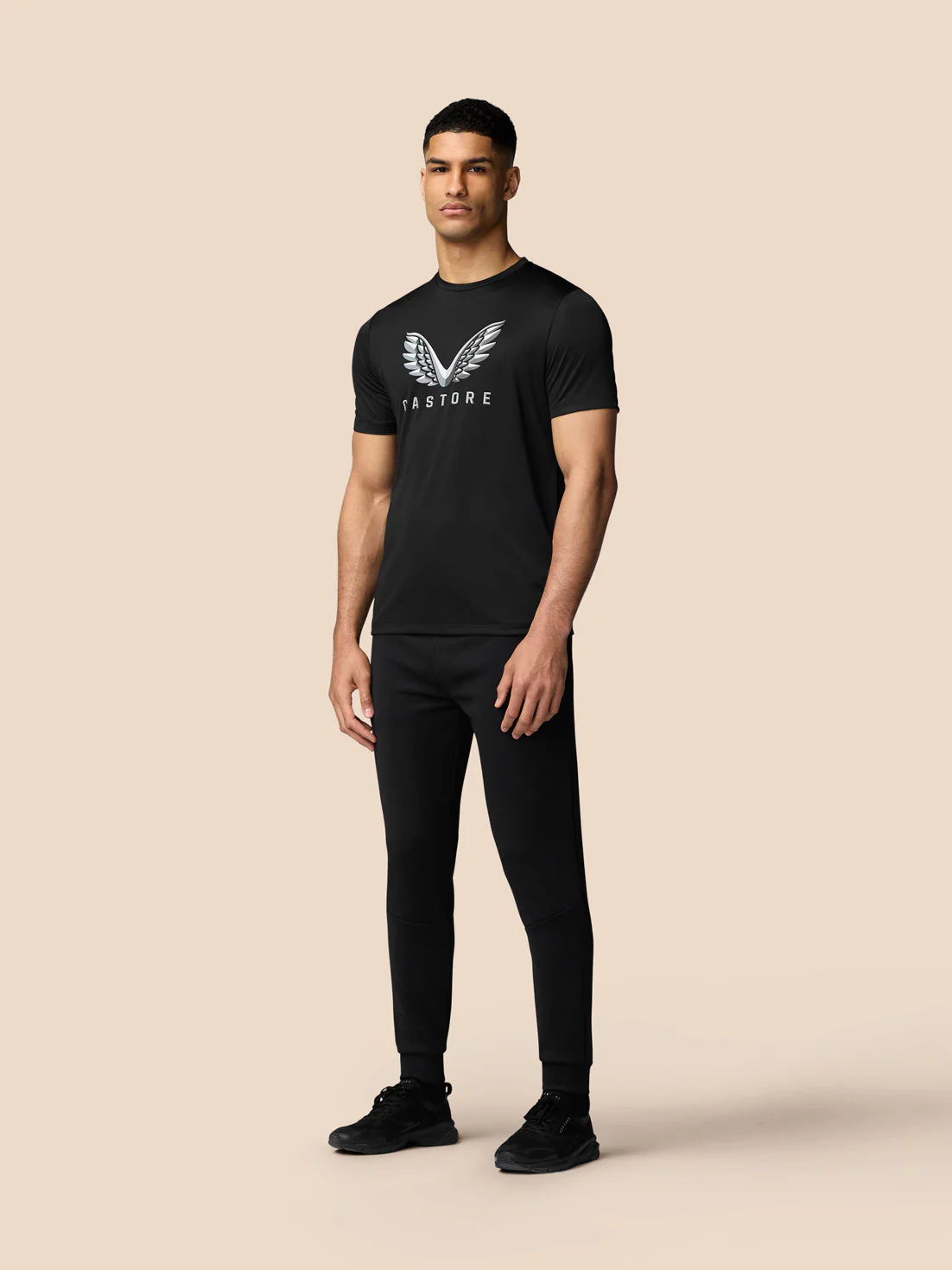 Graphic Training T-Shirt - Black/White - Image 3