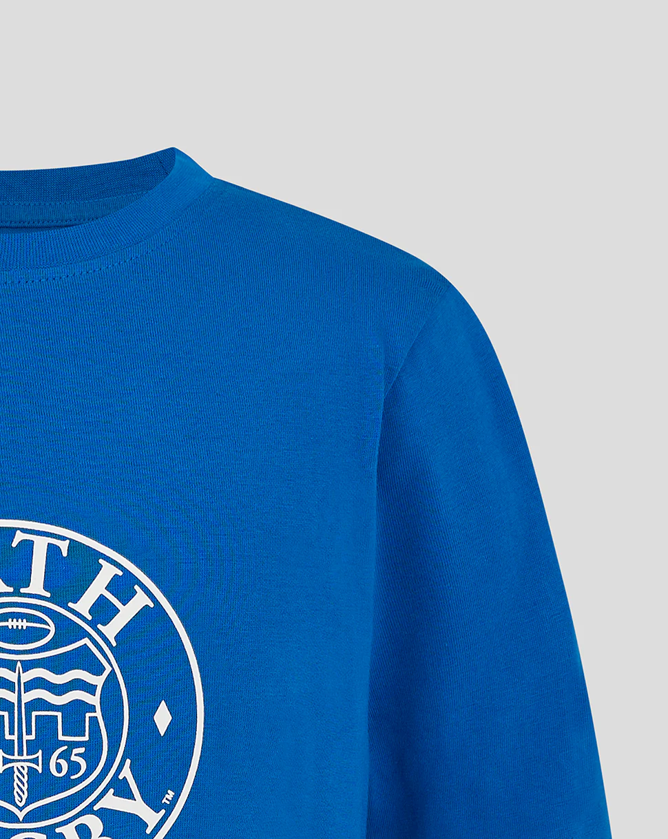 JUNIOR 24/25 CREST T-SHIRT - BLUE - Image 3