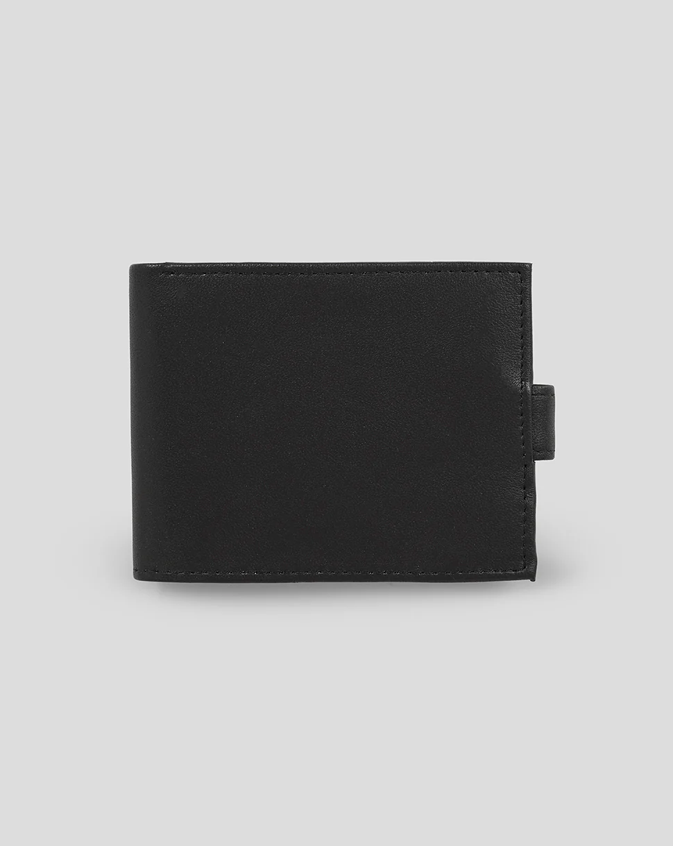 LEATHER DEBOSSED BI-FOLD WALLET - Image 3