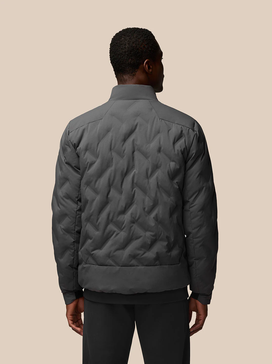 Quilts Lifestyle Jacket - Charcoal - Image 2