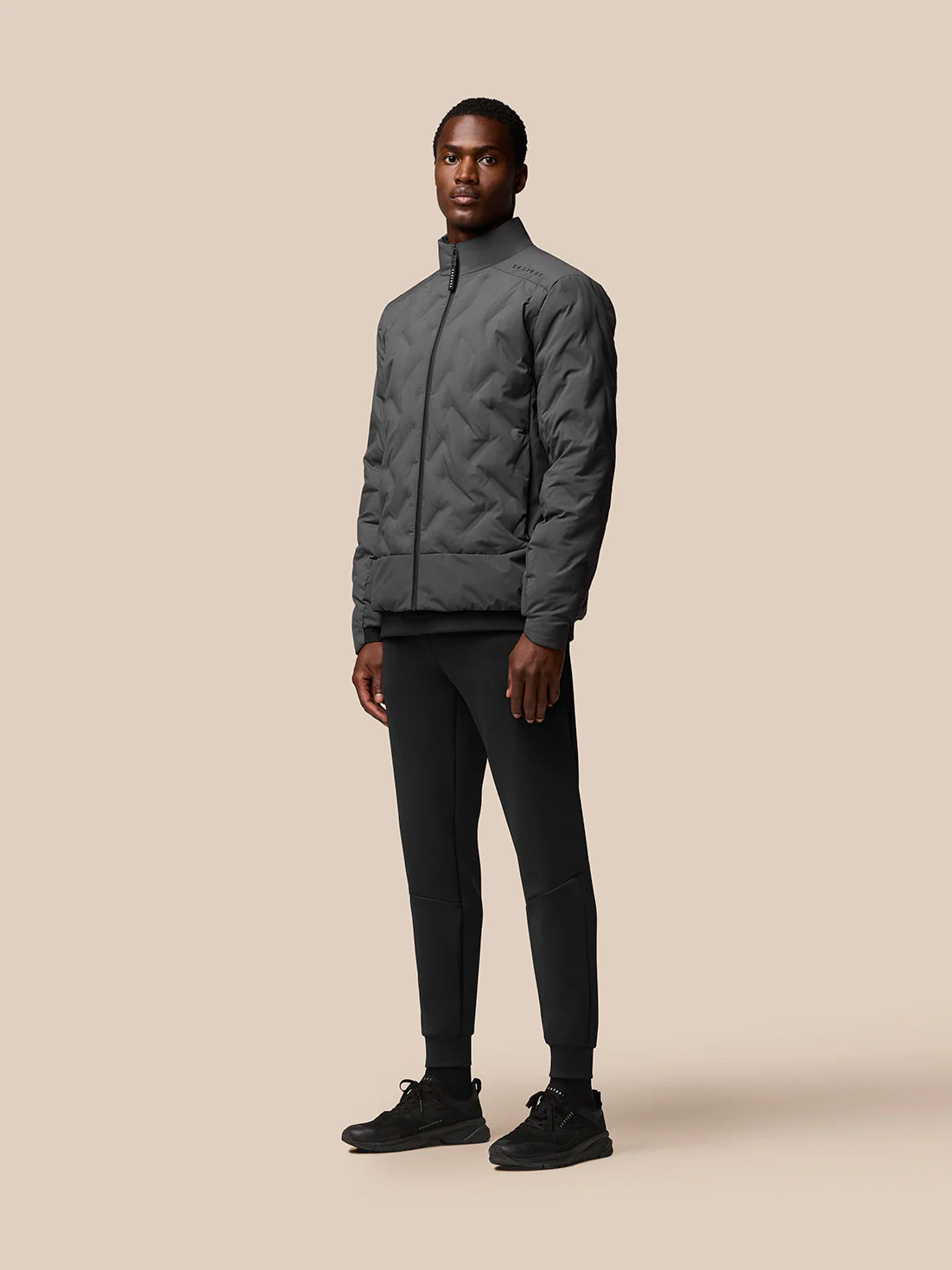 Quilts Lifestyle Jacket - Charcoal - Image 4