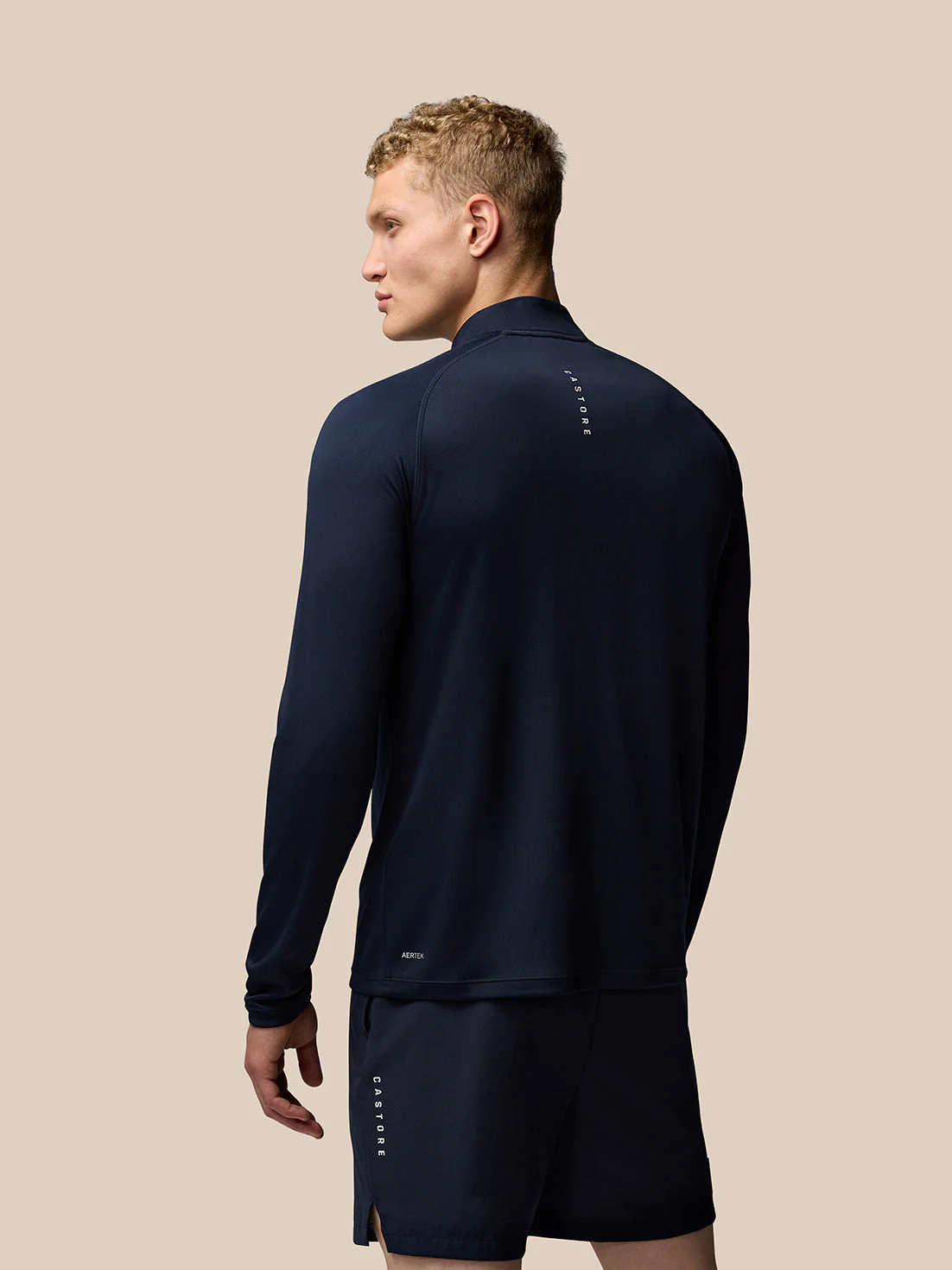 Adapt Training Quarter Zip Top - Midnight Navy - Image 2