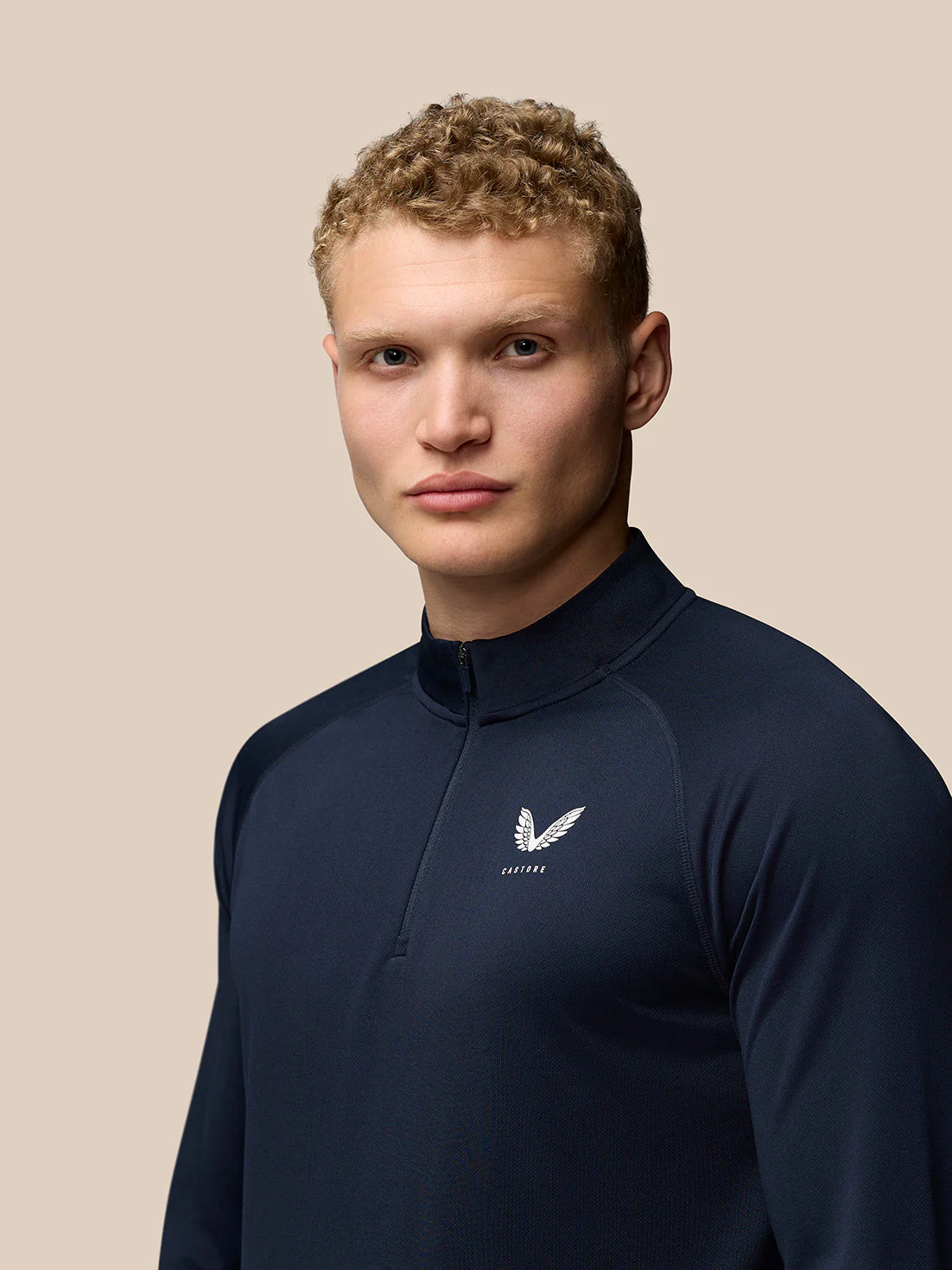 Adapt Training Quarter Zip Top - Midnight Navy - Image 4