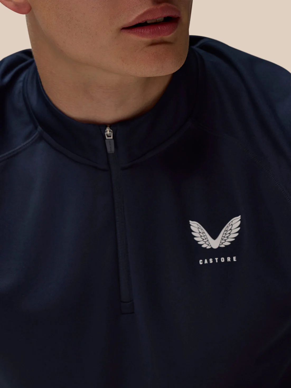 Adapt Training Quarter Zip Top - Midnight Navy - Image 5