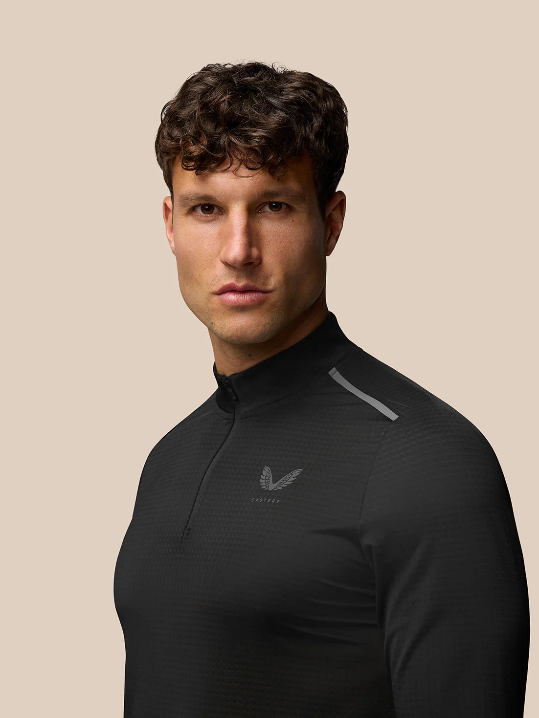 Apex Training Quarter Zip Top - Black - Image 3