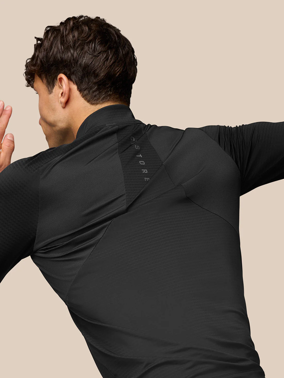 Apex Training Quarter Zip Top - Black - Image 5