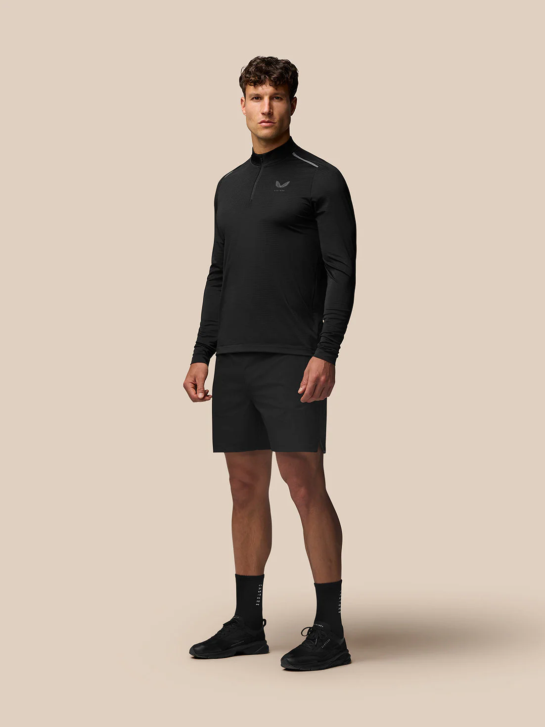 Apex Training Quarter Zip Top - Black - Image 6