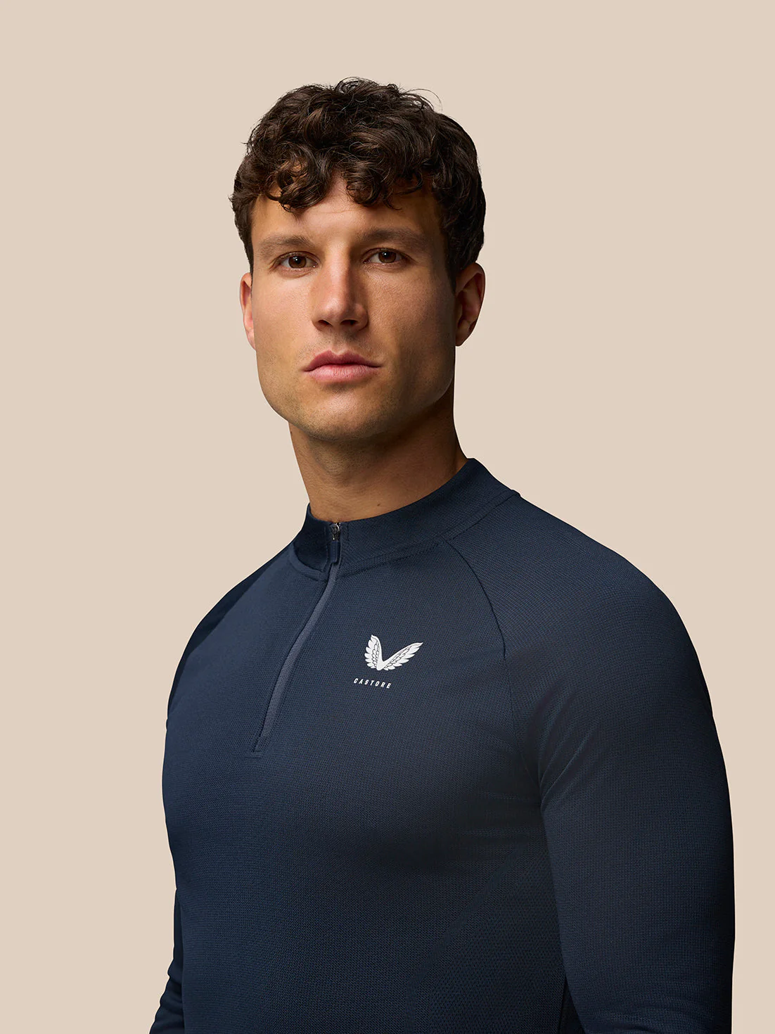 Apex Training Quarter Zip Top - Midnight Navy - Image 4