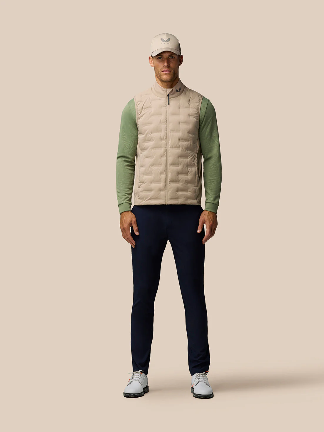 Golf Pinnacle Gilet - Mushroom - Image 6