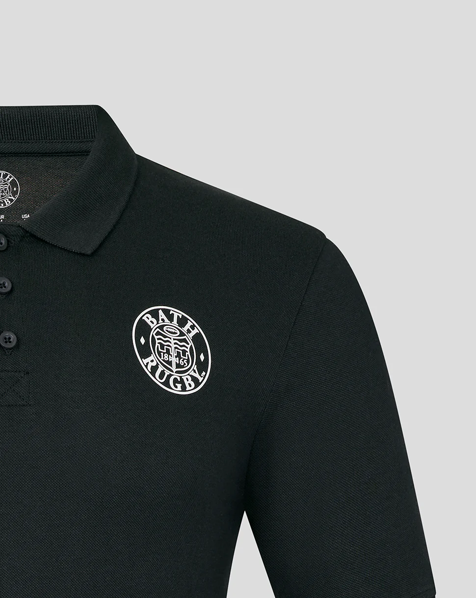 MEN'S 24/25 CORE POLO - BLACK - Image 3